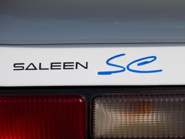 1991 White Ford Mustang Hatchback