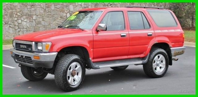 1991 Red Toyota 4Runner