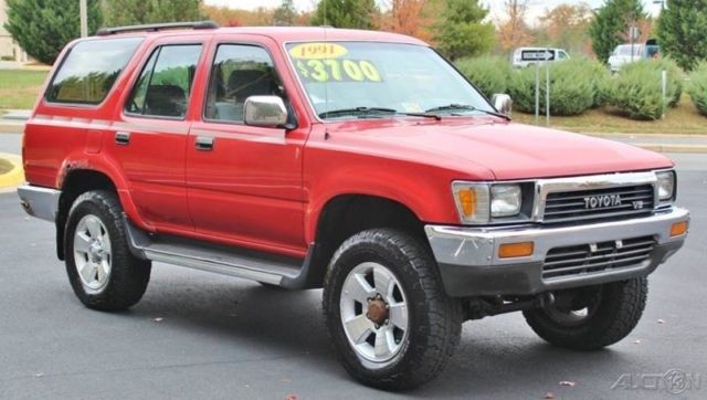 1991 Red Toyota 4Runner