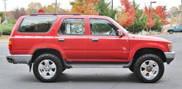 1991 Red Toyota 4Runner
