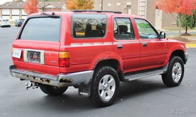 1991 Red Toyota 4Runner
