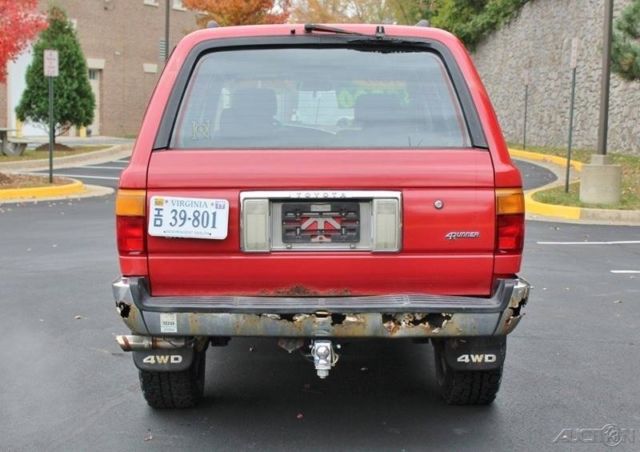 1991 Red Toyota 4Runner