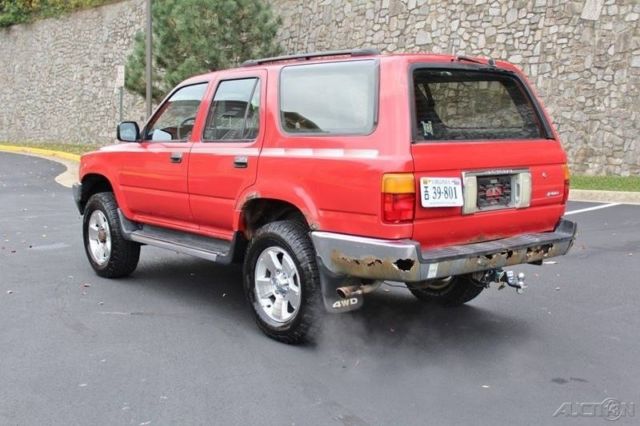 1991 Red Toyota 4Runner