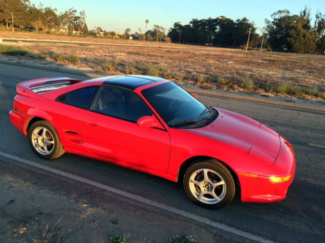 1991 Red Toyota MR2 Coupe