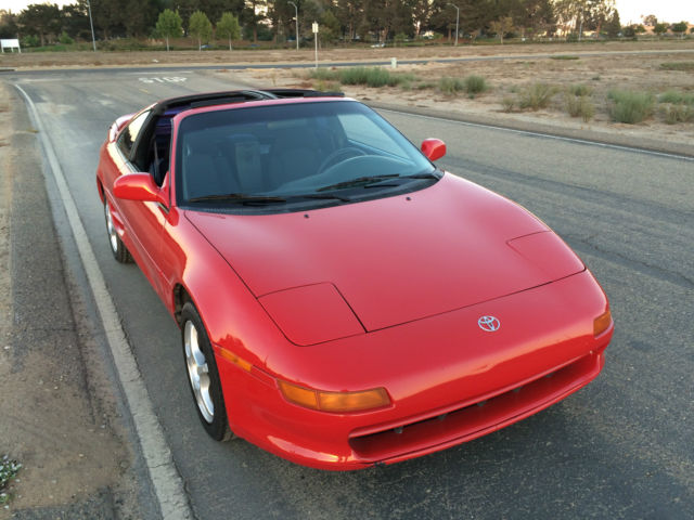 1991 Red Toyota MR2 Coupe