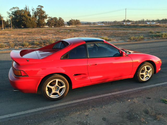 1991 Red Toyota MR2 Coupe