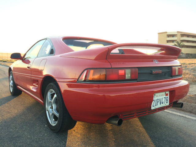 1991 Red Toyota MR2 Coupe
