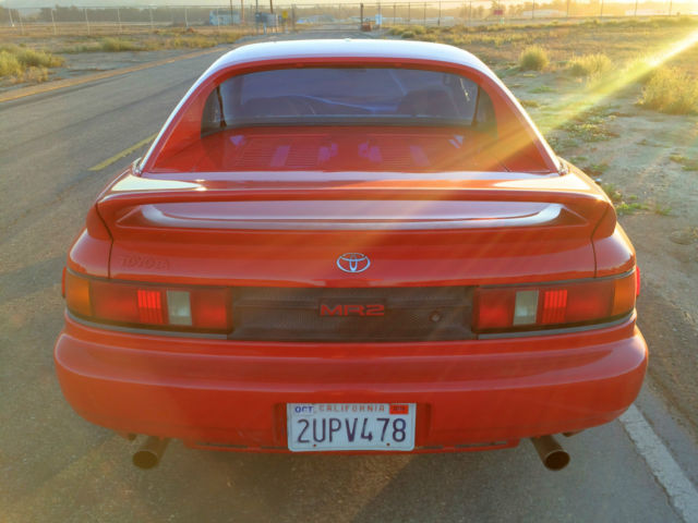 1991 Red Toyota MR2 Coupe