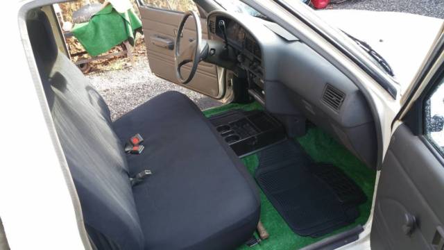 1991 White Toyota Tacoma pickup