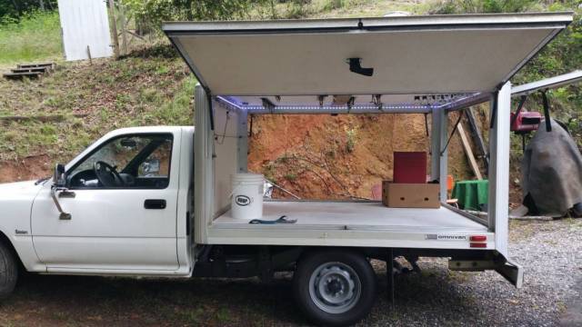 1991 White Toyota Tacoma pickup