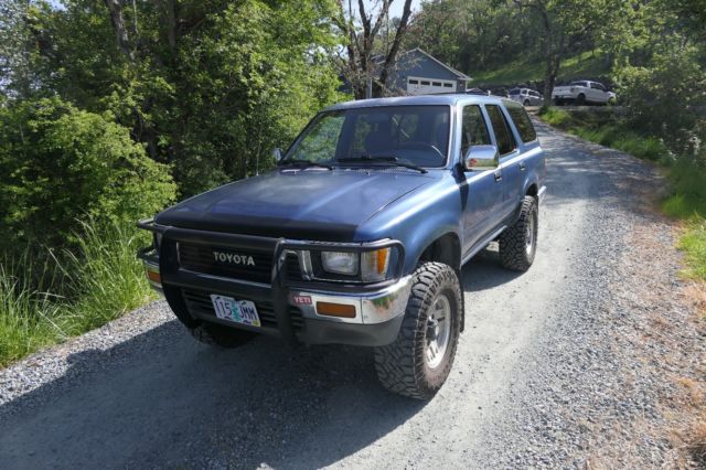 1991 Blue Toyota 4Runner SUV