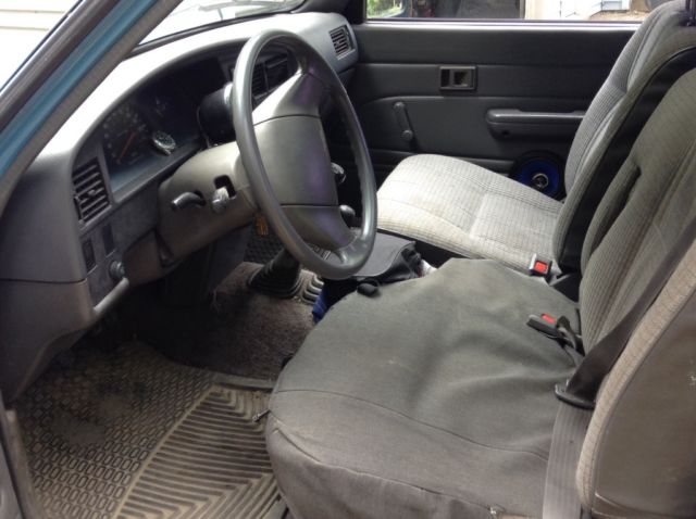 1991 Blue Toyota Pickup Extended Cab Pickup
