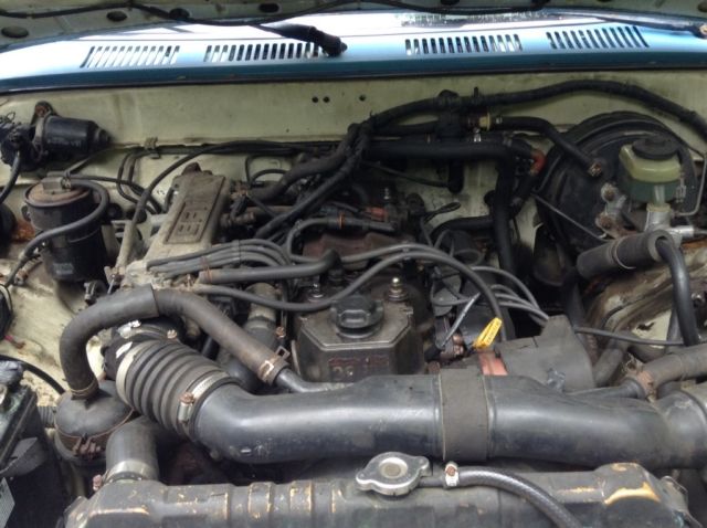 1991 Blue Toyota Pickup Extended Cab Pickup