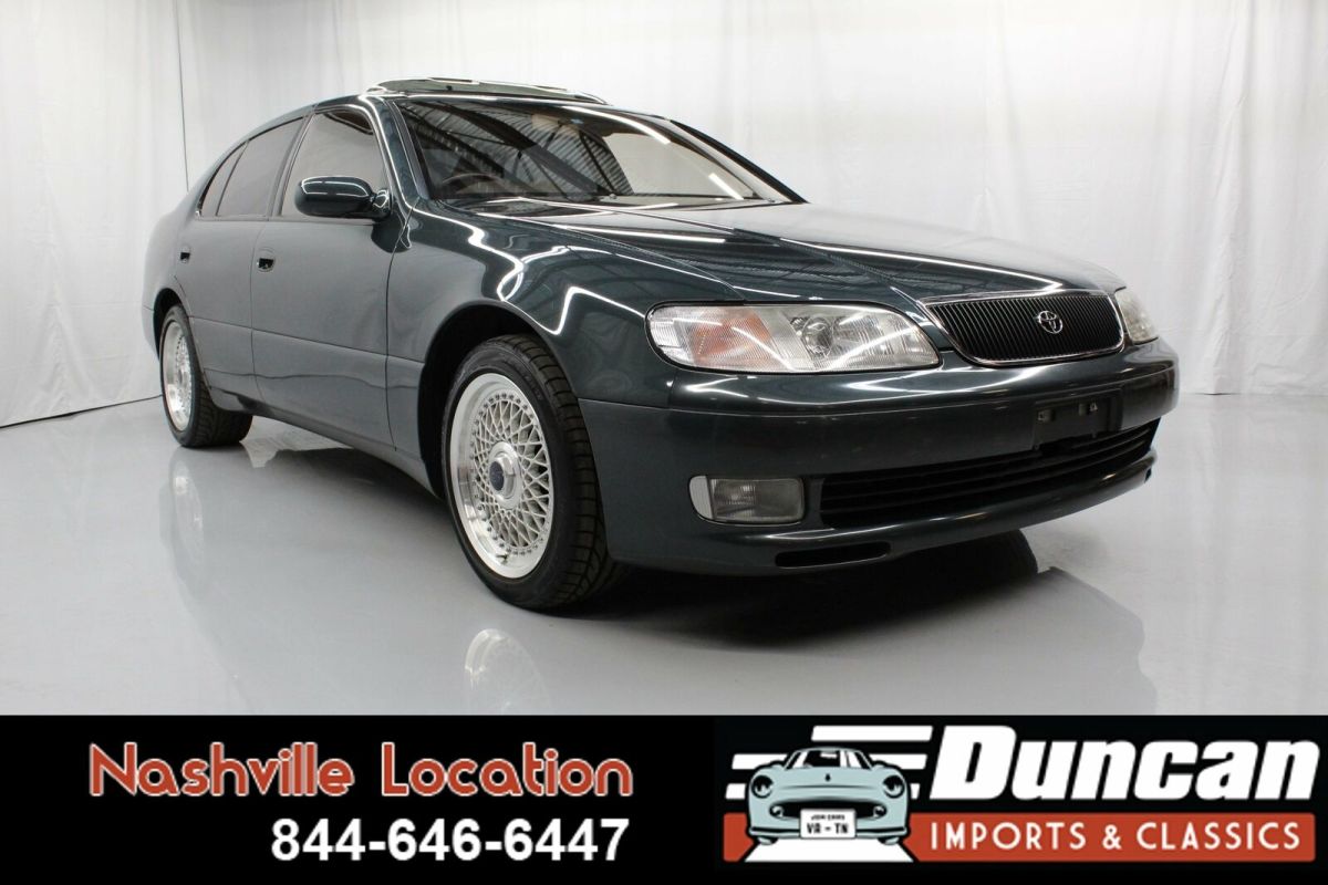 1991 Green Toyota Aristo Sedan