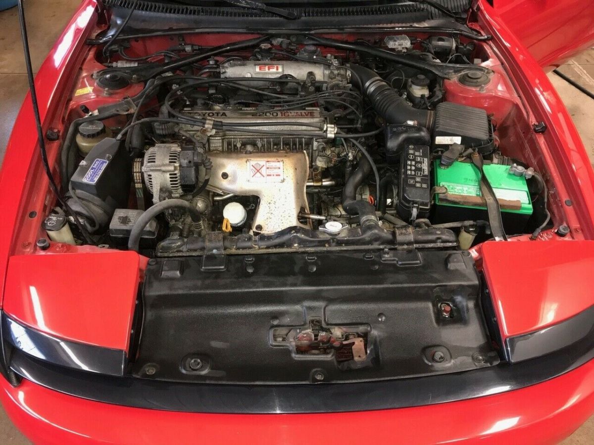 1991 Red Toyota Celica Convertible