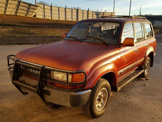 1991 Red Toyota Land Cruiser SUV