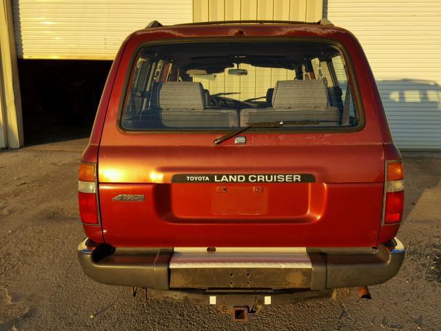 1991 Red Toyota Land Cruiser SUV