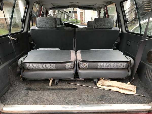 1991 Red Toyota Land Cruiser SUV