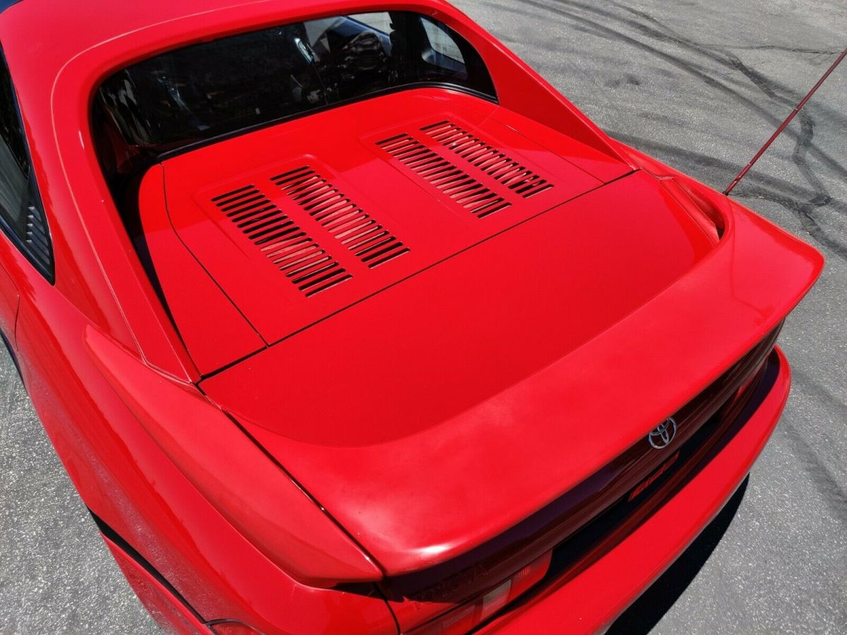 1991 Crimson Red Toyota MR2 Coupe