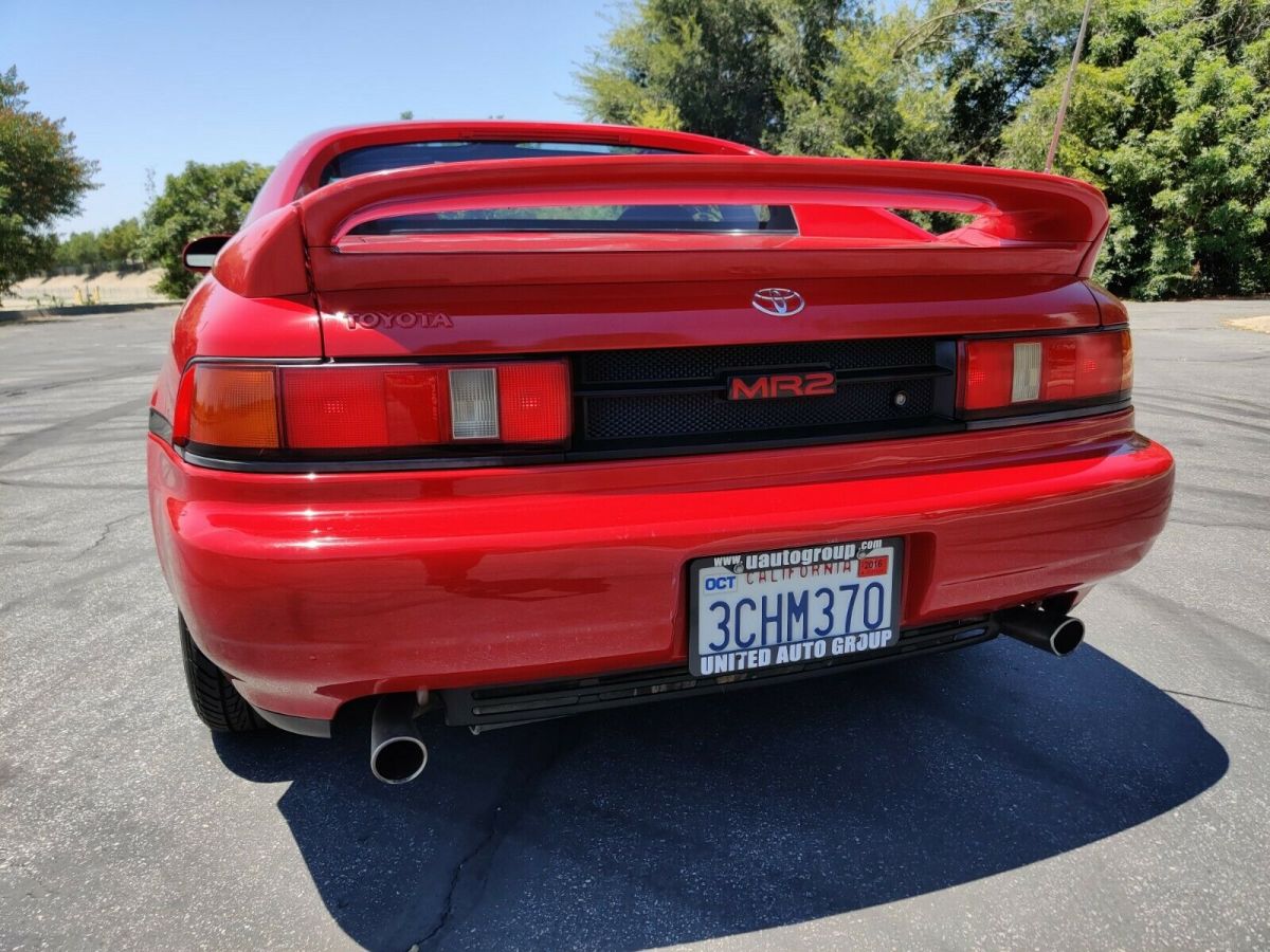 1991 Crimson Red Toyota MR2 Coupe