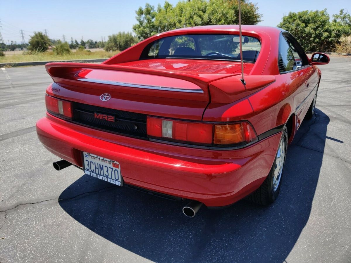 1991 Crimson Red Toyota MR2 Coupe