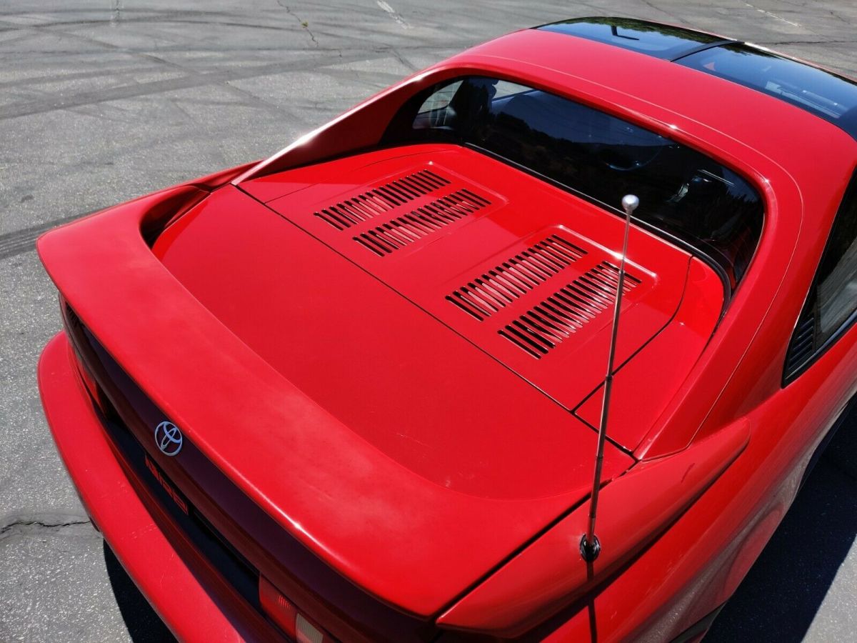 1991 Crimson Red Toyota MR2 Coupe