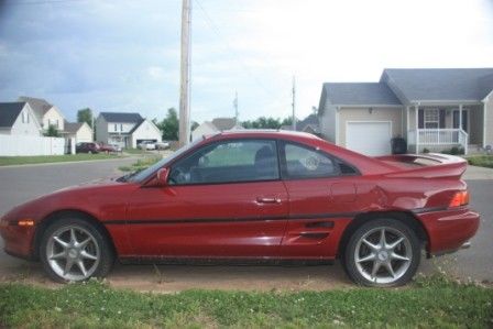 1991 Red Toyota MR2 Coupe