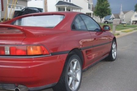 1991 Red Toyota MR2 Coupe