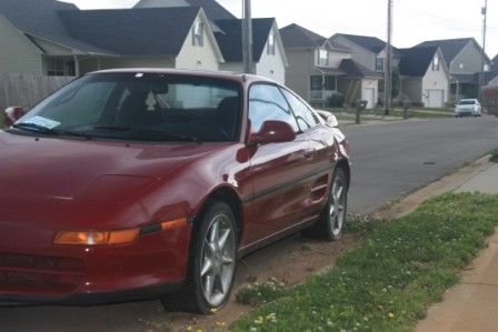 1991 Red Toyota MR2 Coupe