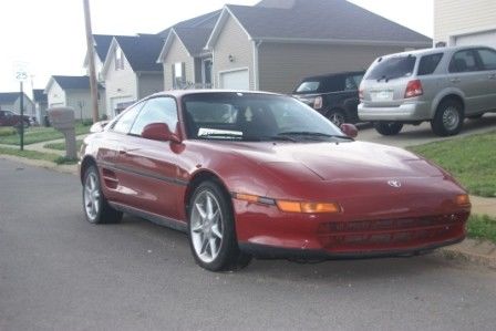 1991 Red Toyota MR2 Coupe