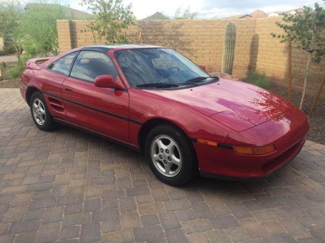 1991 Red Toyota MR2