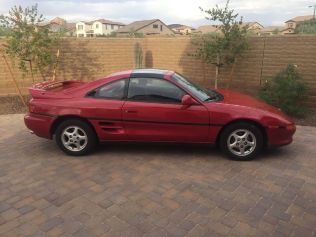 1991 Red Toyota MR2