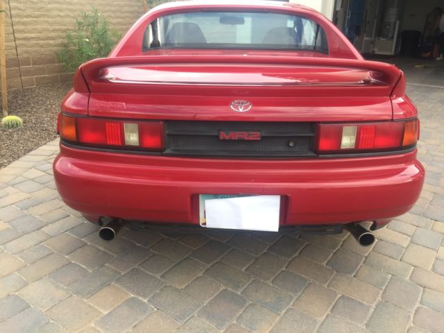 1991 Red Toyota MR2
