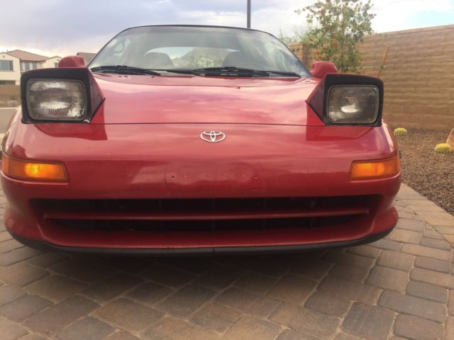 1991 Red Toyota MR2