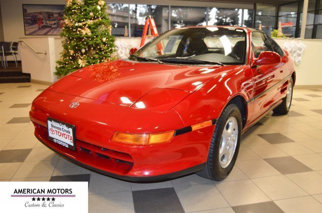 1991 Red Toyota MR2 --