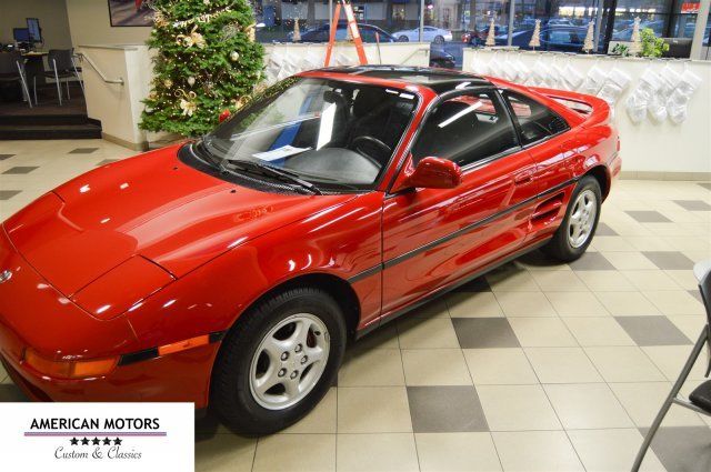 1991 Red Toyota MR2 --