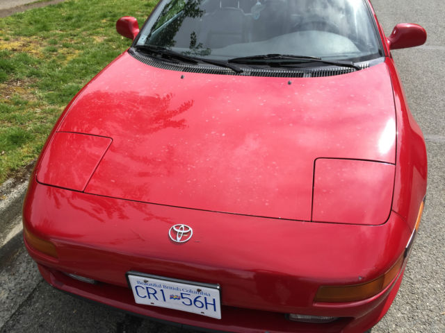 1991 Red Toyota MR2 Coupe