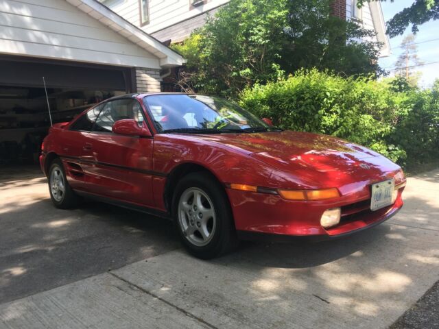 1991 Red Toyota MR2 Coupe