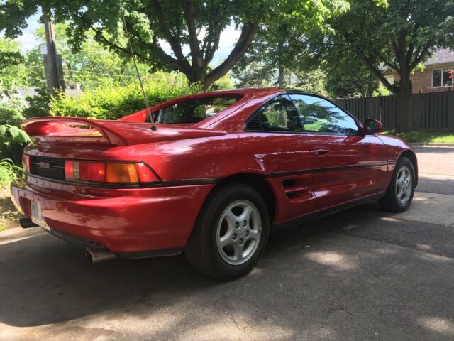 1991 Red Toyota MR2 Coupe
