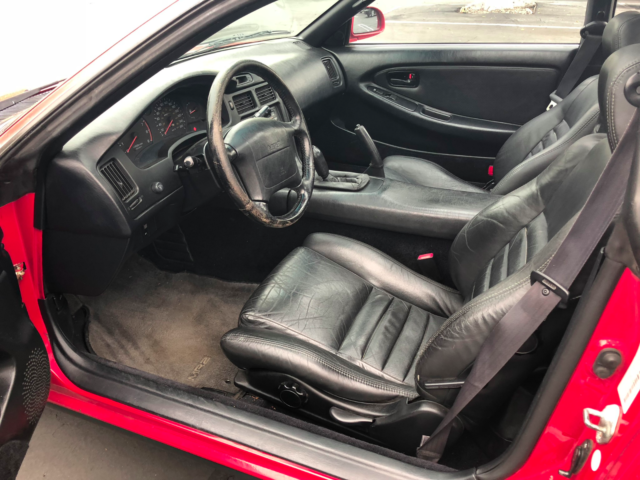 1991 Cremson Red Toyota MR2 2 Dr Coupe with T Top