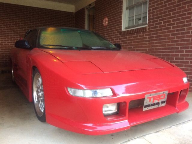 1991 Red Toyota MR2 Coupe