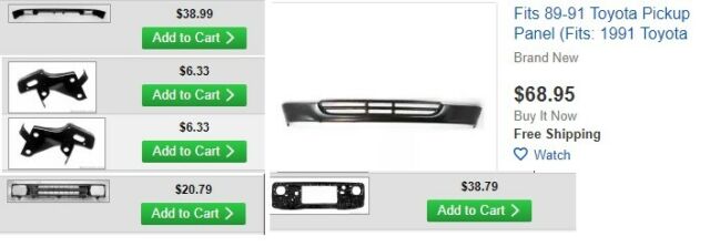 1991 White Toyota Tacoma Extended Cab Pickup