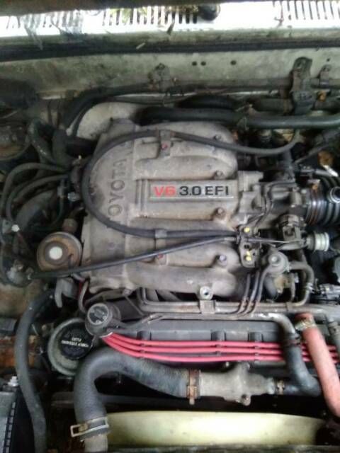 1991 White Toyota Tacoma Extended Cab Pickup