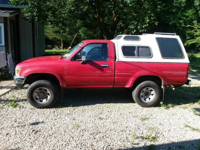 1991 Red Toyota Other Standard Cab Pickup