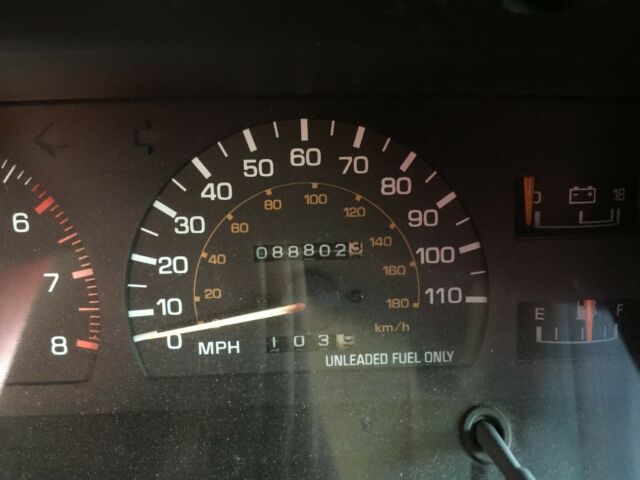 1991 Red Toyota Pickup Extended Cab Pickup