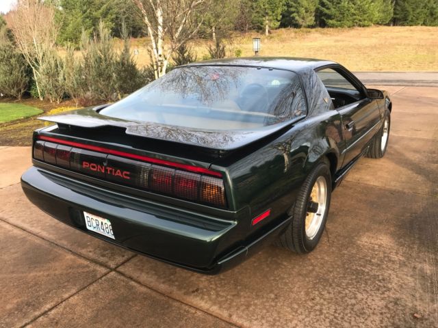 1991 Green Pontiac Firebird Coupe
