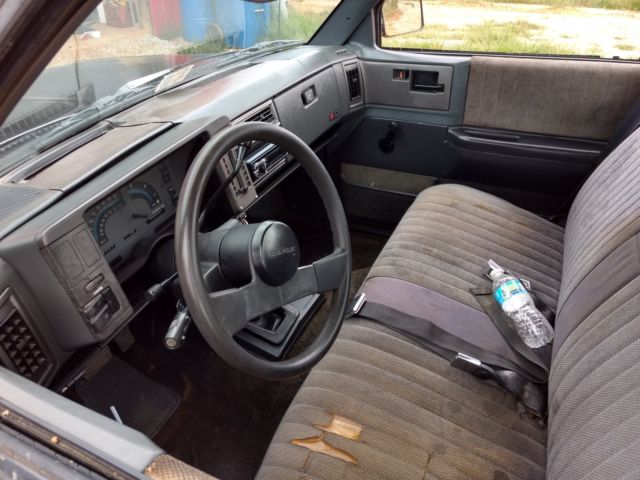 1991 Black Chevrolet S-10 Standard Cab Pickup