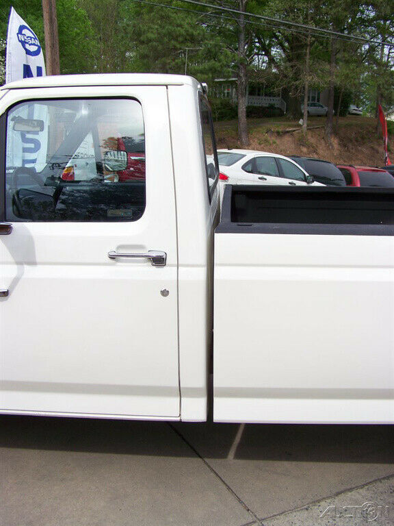 1991 White Ford F-150