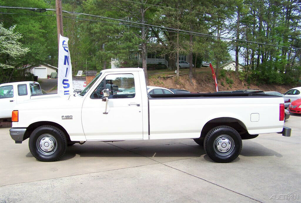 1991 White Ford F-150