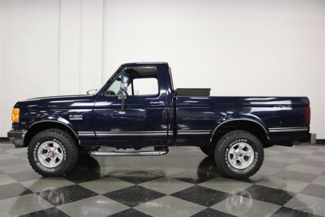 1991 Blue Ford F-150